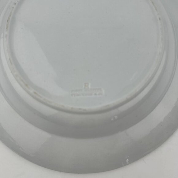 Antique H WEDGWOOD & Co. White Stone Granite Round Rare Bowl - Picture 9 of 15